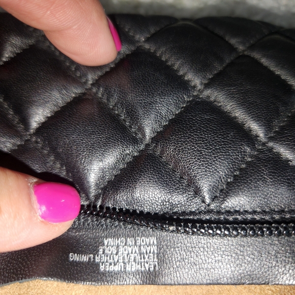 Black Quilted Leather Knee-High Boots - Picture 5 of 8